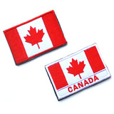 加拿大国旗魔术贴章 户外包配件 彩章臂章 刺绣布贴