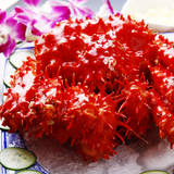 智利进口帝王蟹3.2-3.6斤皇帝蟹海鲜鲜活熟冻大螃蟹送吃蟹工具