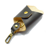 bronck挂腰个性迷你小钥匙包真皮男 8把 或汽车遥控器钥匙 1802