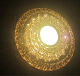 LED3W水晶射灯过道灯 一体化2.5寸LED天花灯筒灯猫眼牛眼灯背景灯
