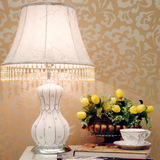 欧式美式北欧简约现代客厅卧室床头梳妆台陶瓷台灯创意中秋节礼品