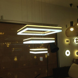 2015新款LED亚克力吊灯简约客厅灯创意卧室灯现代餐厅吊灯书房灯