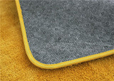 家用地毯玄关进门地垫卧室门口擦脚垫可定制特价包邮金黄纯色门厅