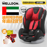 惠尔顿 宝宝小孩车载儿童安全座椅汽车用ISOFIX接口3C婴儿0岁-6岁