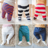 婴儿休闲裤 婴儿宝宝春装婴幼儿长裤子0-3-6个月春秋婴儿大PP裤