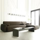 日式布艺沙发组合现代简约北欧布沙发可拆洗转角三人沙发宜家定制