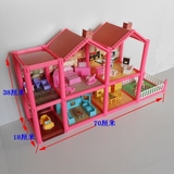 包邮芭比娃娃甜甜屋套装大礼盒双层别墅女孩礼物过家家玩具凯丽屋