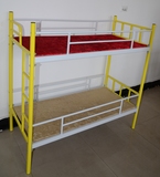 儿童床上下床铁床高低床午睡床全护栏双层床幼儿园小学生专用床铺