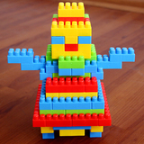 正品拼图积木益智环保塑料组装拼插儿童玩具1-2岁3-6周岁袋装