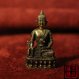 【莲】大昭寺开光尼泊尔手工藏传黄铜佛像摆件收藏