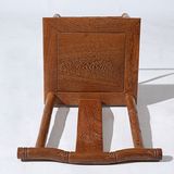 红木家具 鸡翅木竹节儿童小餐椅 仿古中式实木靠背椅子 沙发凳子