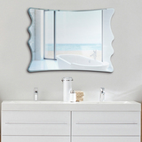 王牌无框卫生间镜子 壁挂洗手间厕所浴室镜子悬挂贴墙卫浴镜子