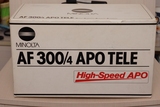 美能达 AF 300 F4 High-Speed APO 包装齐全