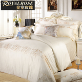 royalrose全棉四件套新款纯棉4件套床品床单被套酒店多套件1.5床