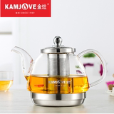 KAMJOVE/金灶 A100电磁炉专用玻璃壶不锈钢内胆过滤烧水壶花茶壶