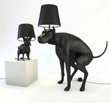 现代简约便便狗台灯展厅卧室办公室现代拉丹犬个性创意大狗落地灯
