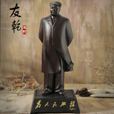 毛泽东像摆件 伟人毛主席站像办公室装饰 毛泽东木雕客厅家居摆件