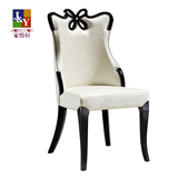 韩式皮餐椅新古典椅子法式欧式后现代餐椅家具酒店时尚实木椅子