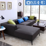 壹觉 布艺沙发组合现代简约 北欧式客厅贵妃大小户型转角沙发创意