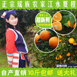 【天天特价】江永夏橙冰糖甜橙橙子新鲜水果非赣南脐橙皇帝柑10斤