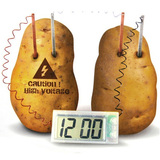 创意环保供电diy科技小制作科学实验器材果蔬水果发电闹钟土豆钟