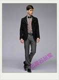 GXG专柜正品  黑色绅士时尚潮流羊毛呢夹克外套 男 04121178000
