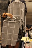 韩国东大门进口女装代购 2016早春新款方格上衣半身裙时尚套装
