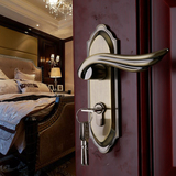 居士门锁室内门锁卧室房门锁具执手锁欧式卫浴锁木门锁8901青古铜
