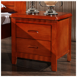 全实木床头柜纯实木柜子简约现代橡木床边柜收纳柜二斗柜