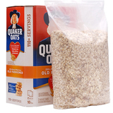 美国quaker桂格无糖快熟纯燕麦片进口即食原味谷物早餐2.26kg袋装