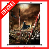 Fate Zero Saber 超大动漫挂画布画海报卷轴壁画周边定做多图任选