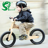 包邮 木质儿童玩具平衡车木制滑行学步车 德国小木车童车自行车