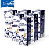 【天猫超市】荷兰原装进口 荷高全脂牛奶1L*6盒 高蛋白 0添加