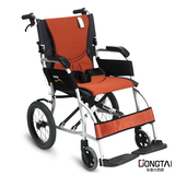 康扬KM2500超轻老年轮椅 耐用铝合金 超轻便可折叠代步车轮椅车