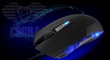 E-3LUE宜博 眼镜蛇发光版有线游戏鼠标 黑色 支持CF LOL 等