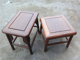 鸡翅木小凳子 红木小方凳 儿童凳 洗脚凳 红木家具 实木小板凳