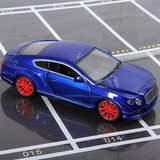 hll合金汽车模型宾利欧陆GT声光回力儿童益智玩具收藏摆件礼品可