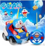 儿童玩具遥控车哆啦A梦玩具车机器猫无线遥控车新奇益智玩具车