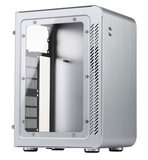 JONSBO乔思伯 U1 ITX机箱 全铝 银色 支持MICRO小电源 透明侧板版