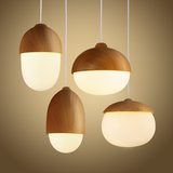 北欧宜家蘑菇吊灯创意现代个性简约灯饰卧室餐厅吧台灯具坚果吊灯