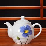 佰年威尔陶瓷水果茶壶 家用下午茶茶具手冲咖啡壶过滤小茶壶