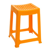 茶花塑料凳子时尚创意凳加厚型家用成人塑料高凳子方凳a0838P