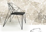 美式铁艺椅 黑色白色现代简约椅 创意家具接待椅子 洽谈椅 餐椅