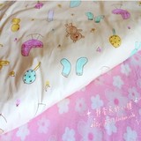 童年梦想 纯棉棉布宝宝床上用品布料幼儿园床单被套免费定制清仓