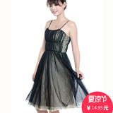 5拉XBR正品夏装新款女装尾货剪标品牌韩版吊带连衣裙3295