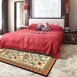 山花地毯客厅书房茶几高档羊毛地毯卧室床边满铺中式婚房走廊地毯
