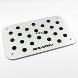MAZDASPEED标 脚踏板 车内 地毯踏板 脚垫踏板 防滑踏板 铝合金