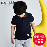 gxg kids实体新品童装男童短袖T恤儿童夏装纯棉T恤polo衫A5224378