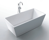 现代缸对接缸 一体式浴缸亚克力浴缸 长度1.5米 1.6米 1.7米 方形