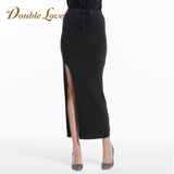 [转卖]Doublelove女装2015春夏新款 简约黑色抽